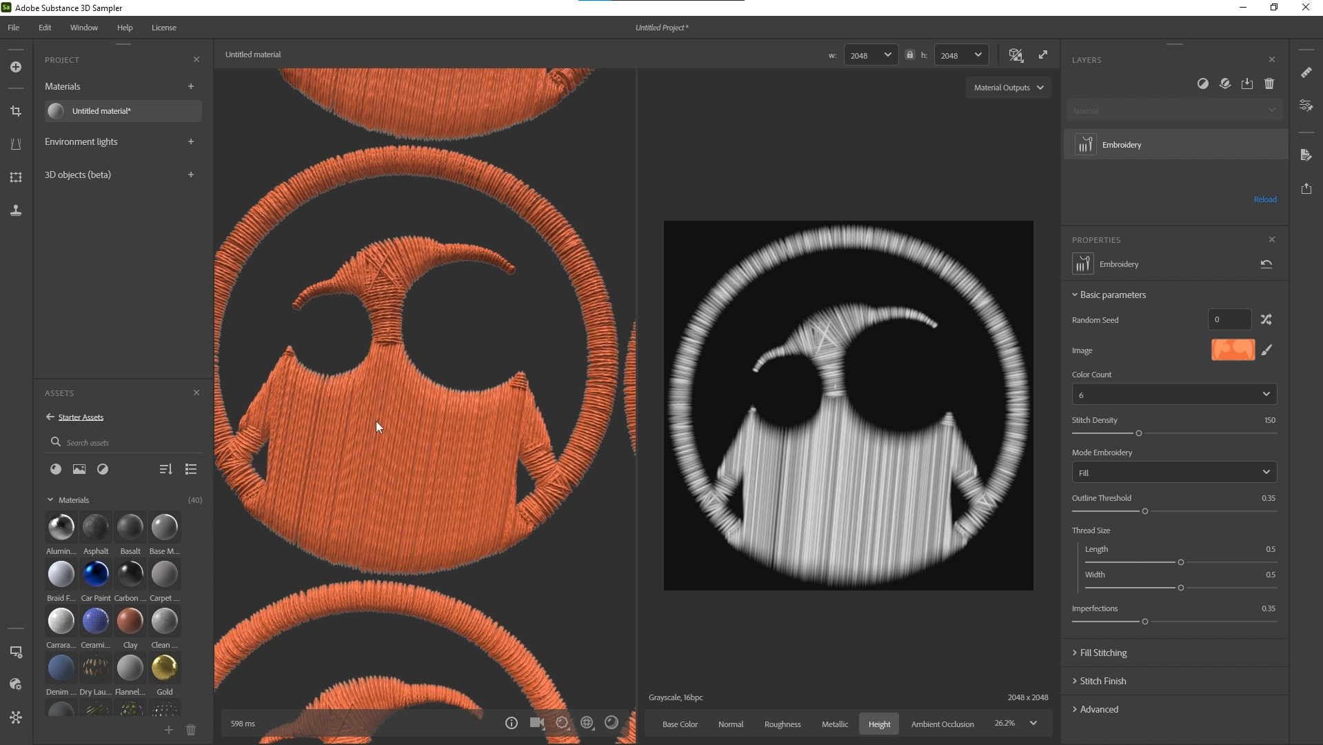 Using 3D Sampler and ZBrush To create cool Embroidery Patches